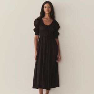 NWT Doen Ischia Dress XS - Black